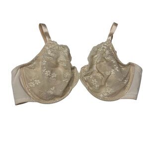 Wacoal tan lace Unlined bra 34D